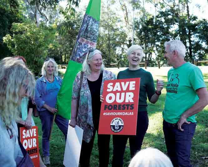 Great Koala National Park, Dominic King, Greens Mayor of Bellingen, Cate Faehrmann